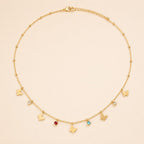Golden Butterfly Charm Necklace