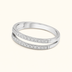 Double Row Sparkle Ring