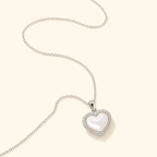 Artificial Pearl Heart Necklace