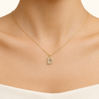 Sparkling Initial Pendant Necklace