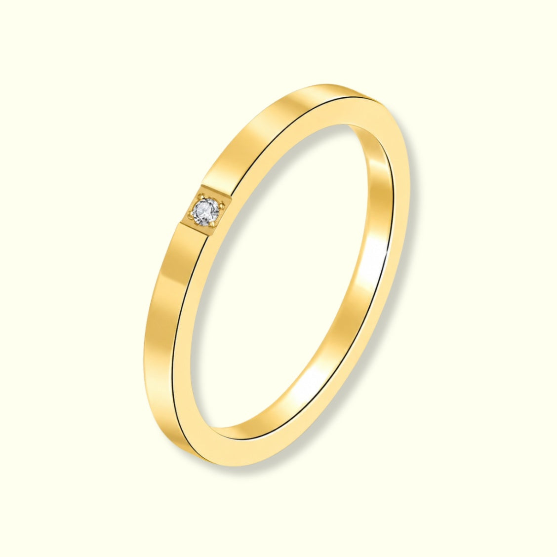 Glass Stone Ring