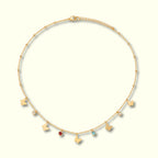 Golden Butterfly Charm Necklace