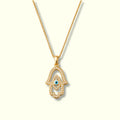 Hamsa Hand Evil Eye Necklace
