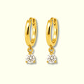 Golden Hoop Earrings Drop