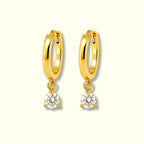 Golden Hoop Earrings Drop