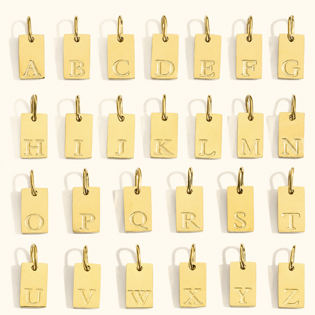 Initial Tag Necklace