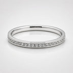 Pavé Glass Stone Ring