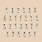 Plain Initial Letter Necklace
