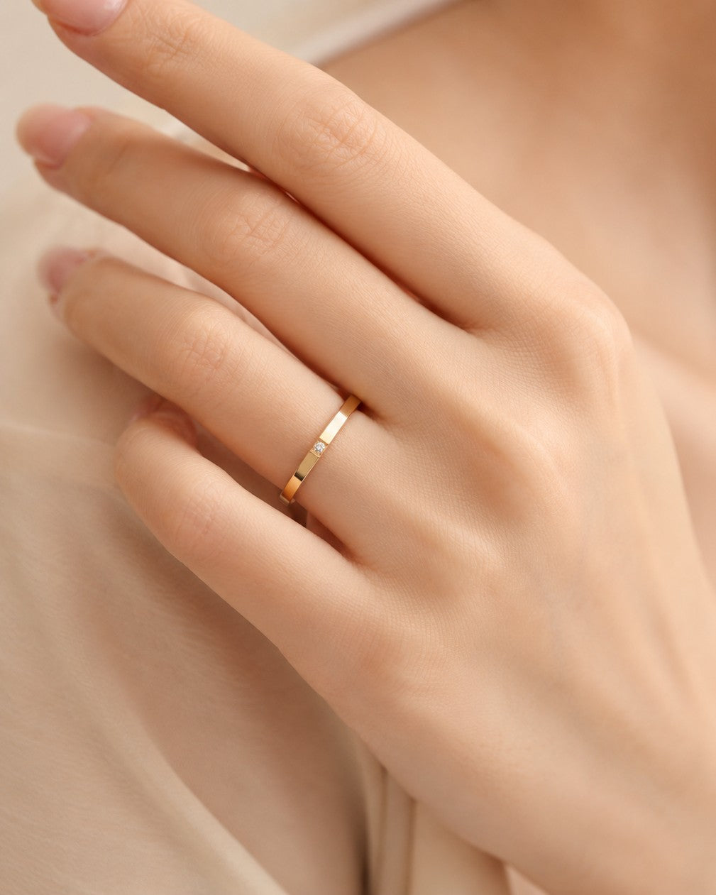 Glass Stone Ring