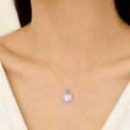 Artificial Pearl Heart Necklace